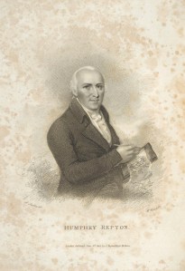 Humphry Repton from the frontispiece of his Observations on the theory and practice of landscape gardening, 1803