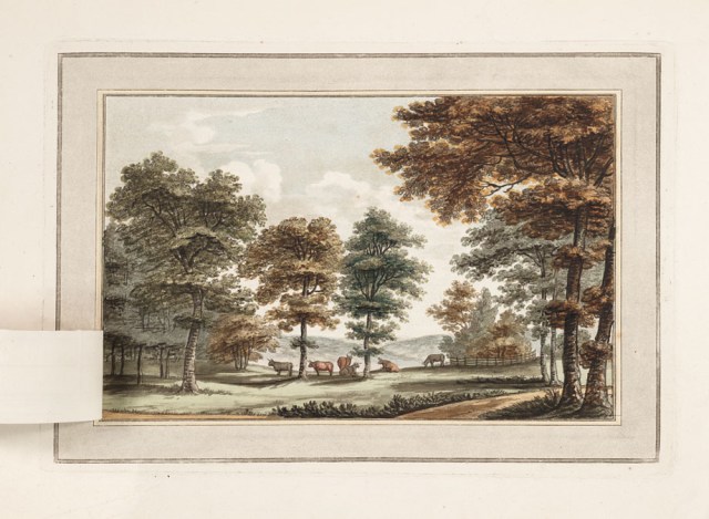 Bransdbury after 'improvemnt' from Sketches and hints on landscape gardening, 1794