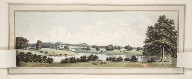and the same view after 'improvement', from Sketches and hints on landscape gardening , 1794