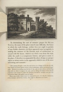 The Entrance Lodge at Blaise Castle, nr Bristol from Observations on the theory and practice of landscape gardening, 1803
