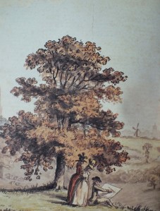 detail from Catton Park with Norwich in the Distance, 1788. Norfolk Museum Service
