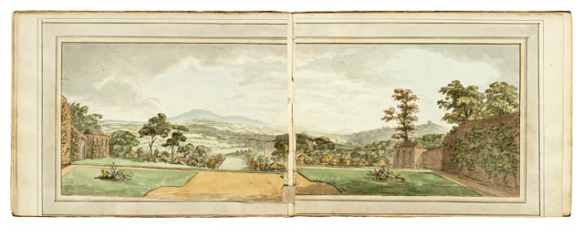 The view from the drawing room window before improvements