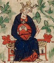 Henry I from BL Royal 20 A. ii, f. 6v.