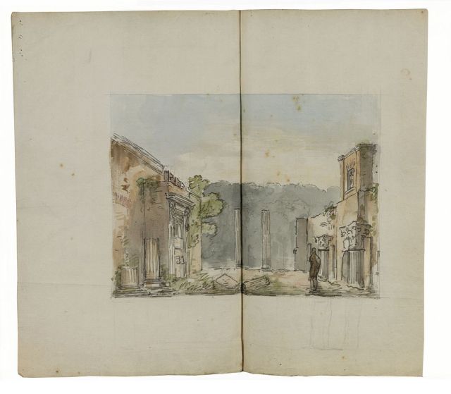 Perspective view of the ruins, c1802-04, Sir John Soane's Museum, 