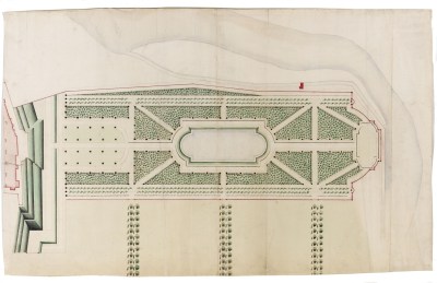 A presentation design for the Maestricht Garden, probably by Henry Wise, c.1712 Sir John Soane's Museum