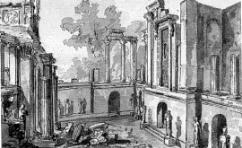 View of the ruins as if excavated, Charles Richardson, 1832 Britsih Library