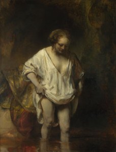 Rembrandt's Hendrickje Bathing, National Gallery