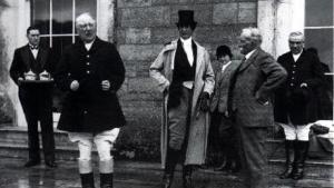 Charles Wyndham, LOrd Leconfield and his wife Violet, at Petworth, National Trust