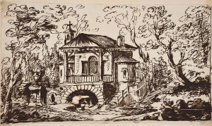 Robert Adam, Sketch for Garden Hut for Miss Curzon Sir John Soane's Museum