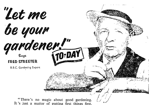 Advert from the Manchester Guardian, 16th April 1955