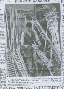 Hayrake making July 1943 from https://www.bodgers.org.uk/bb/phpBB2/viewtopic.php?f=15&t=1626&start=75