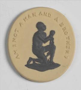 Am I not a man and a brother: Slave Medallion, produced by Josiah Wedgwood to promote the abolition of slavery © Wedgwood Museum