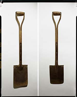 Ted's spade photo by Simon Head www.simonhead.com
