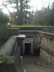 Highgate Cemetery - The Circle of Lebanon Taking its name from the 300 year old Cedar of Lebanon in the centre, the sunken circle contains tombs and vaults. © Copyright Marathon and licensed for reuse under this Creative Commons Licence.