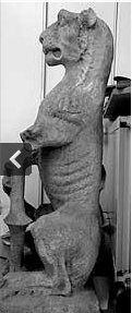 One of the Tudor 'kyng's beestes' that was found on a French camping site. Photo: Todd Longstaffe-Gowan, from Daily Telegraph, Sept 11 2009