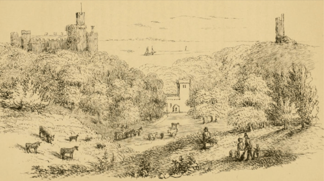 From Thirteen Views of the Castle of St Donat's", 1871 https://archive.org/stream/thirteenviewsofc00clar#page/2/mode/2up