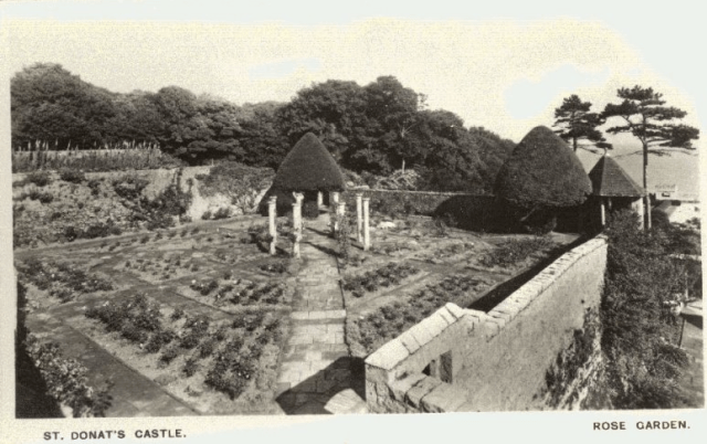 The Rose Garden, 1926 from the Peter Davis Collection at Parks and Gardens UK.