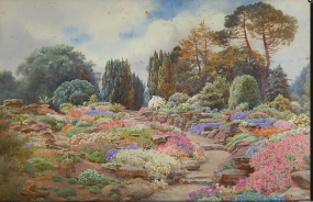 The Rock Garden at Castle Archdale, 1895