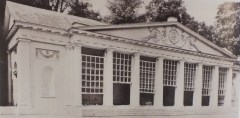 The Orangery whihc burned down during the war from National Trust Guide Book, 2009