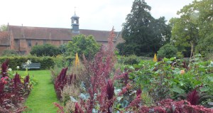 Part of the walled garden, and the rear of the stable block David Marsh, Sept 2014