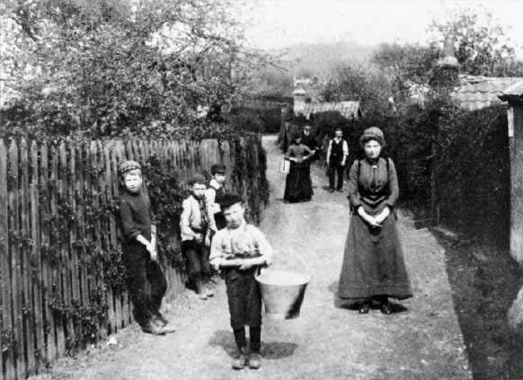 Hungerhill Gardens, St Ann's, c 1860's Nottingham City Council