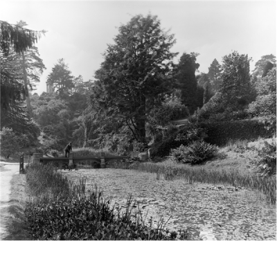 The cascade and lake at Alton Towers. Country LIfe, 18th June1898