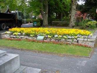 Capt Henry Harpur Memorial Garden, Alsager from https://www.warmemorialsonline.org.uk/node/139807