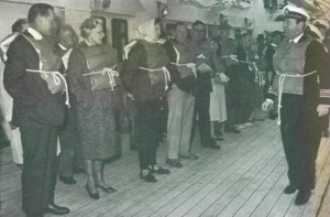 Lifeboat drill on Arkadia from My Lifetime in Gardening