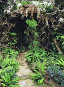 The stumpery arch at Highgrove photos by Isabel and Julian bannerman, Flickr.com