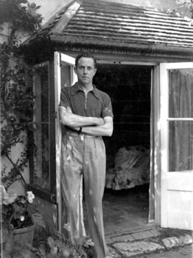 Beverley Nichols at Thatch Cottage — which he bought in 1928 and put up for sale in 1937 — in the town of Glatton, which he called Allways in “Down the Garden Path.” http://tmagazine.blogs.nytimes.com/2011/01/12/fabulous-dead-people-beverley-nichols/