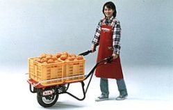 The Nekomaru HPE60 electric power-assisted wheelbarrow, http://world.honda.com