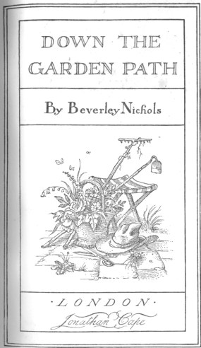 Titlepage illustration by Rex Whistler