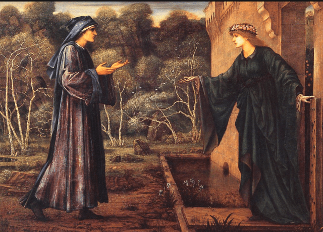 Pilgrim at the Gate of Idleness, Burne-Jones, 1884 Leicestergallery.com
