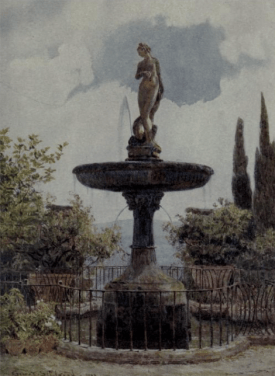 A Noble Fountain, dated 1903 from Lamia's Winter Quarters by Alfred Austin, 1907