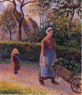 http://www.wikiart.org/en/camille-pissarro/woman-with-a-wheelbarrow