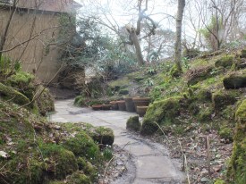 The path into the lower part of the Quarry Garden David Marsh, Feb 2014