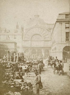 Covent Garden Market, photo by Valentine Blanchard, c.1860 Museum of London