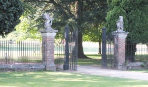 The 1860s entrance gates David Marsh, July 2014