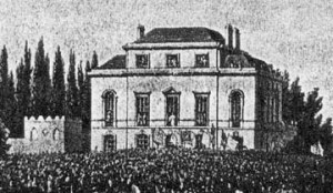 La Trappe, Dodington's villa at; Hammersmith (later known as Brandenburgh House) Hammersmith) http://www.dodingtonfamily.org/GBDLaTrappeText.htm