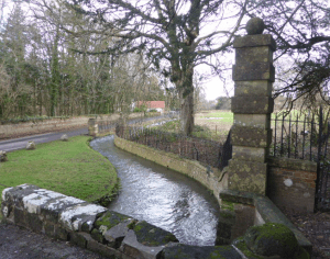The entrance to Eastbury Park where the river Tarrant was diverted http://www.pentreath-hall.com/inspiration/2014/02/09/events-spectacular/