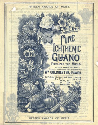 A346K5 Guano advertisement from Wm Colchester Ipswich circa 1890