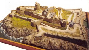 A model of Castle Cornet from http://www.northlincsweb.net/Lambert/html/castle_cornet.html