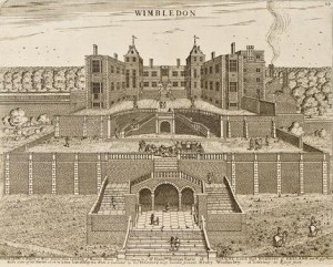 Wimbledon Palace, by Henry Winstanley, 1678 https://www.liveauctioneers.com/item/6514726 