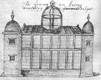 The forme of an Aviary according to Varro, from John Eveyn's Elysium Britannicum