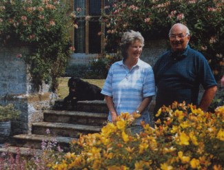 Biddy & Jeremy Chittenden, who lived at the manor from 1955-2003
