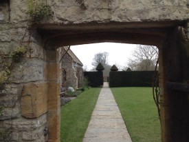 Looking back from the former private section across the croquet lawn David Marsh, march 2015