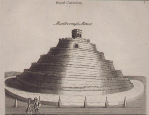 Rural Curiosity Marlborough Mount County: Wiltshire Location: Marlborough Series: Itinerarium Curiosum Wiltshire Prints: Marlborough Schools: Marlborough College Medium: Copper Artist: Stukeley, William Date: 1723