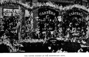 Carters Stand at the Show from The Sweet pea bicentenary celebration. Report of the celebration of the bicentenary of the introduction of the sweet pea into Great Britain by Dean, Richard, 1830-1905 Published 1900