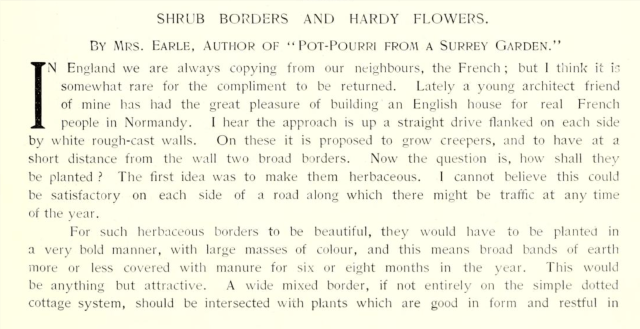 From The Century Book of Gardens, edited by E.T.Cooke, 1900