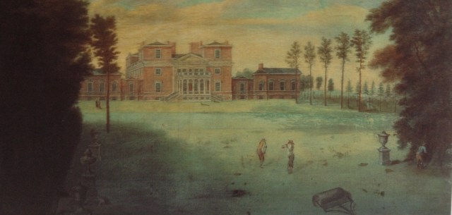Tottenham Park, by Pieter Rysbrack c.1737 taken from John Harris, The Artist & the Counyry HOuse, 1995